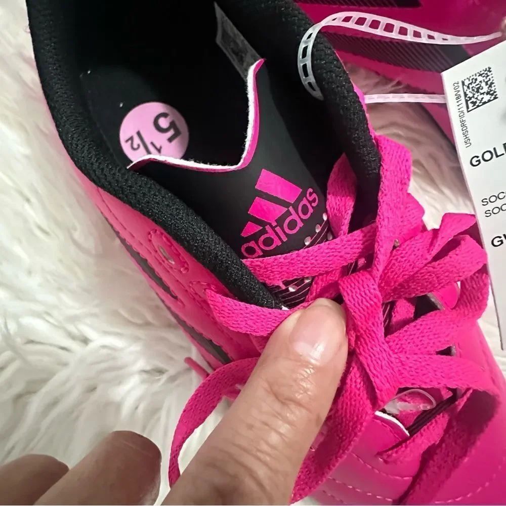 Adidas Kids' Vibrant Pink Athletic Shoes - Picture 3 of 8